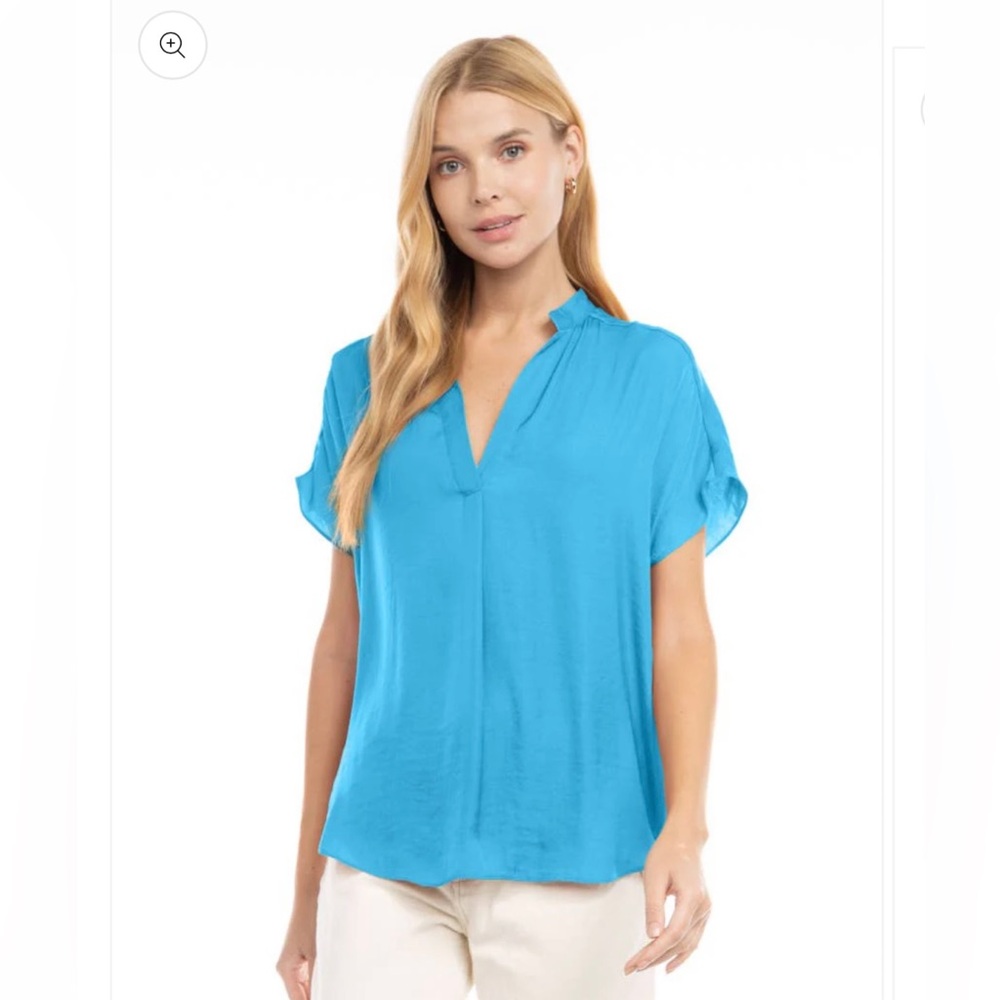 Naked Zebra Top in Turquoise